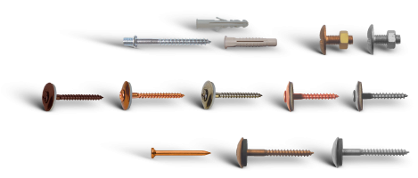 V Bossong Screws Cooper and inox for tilling